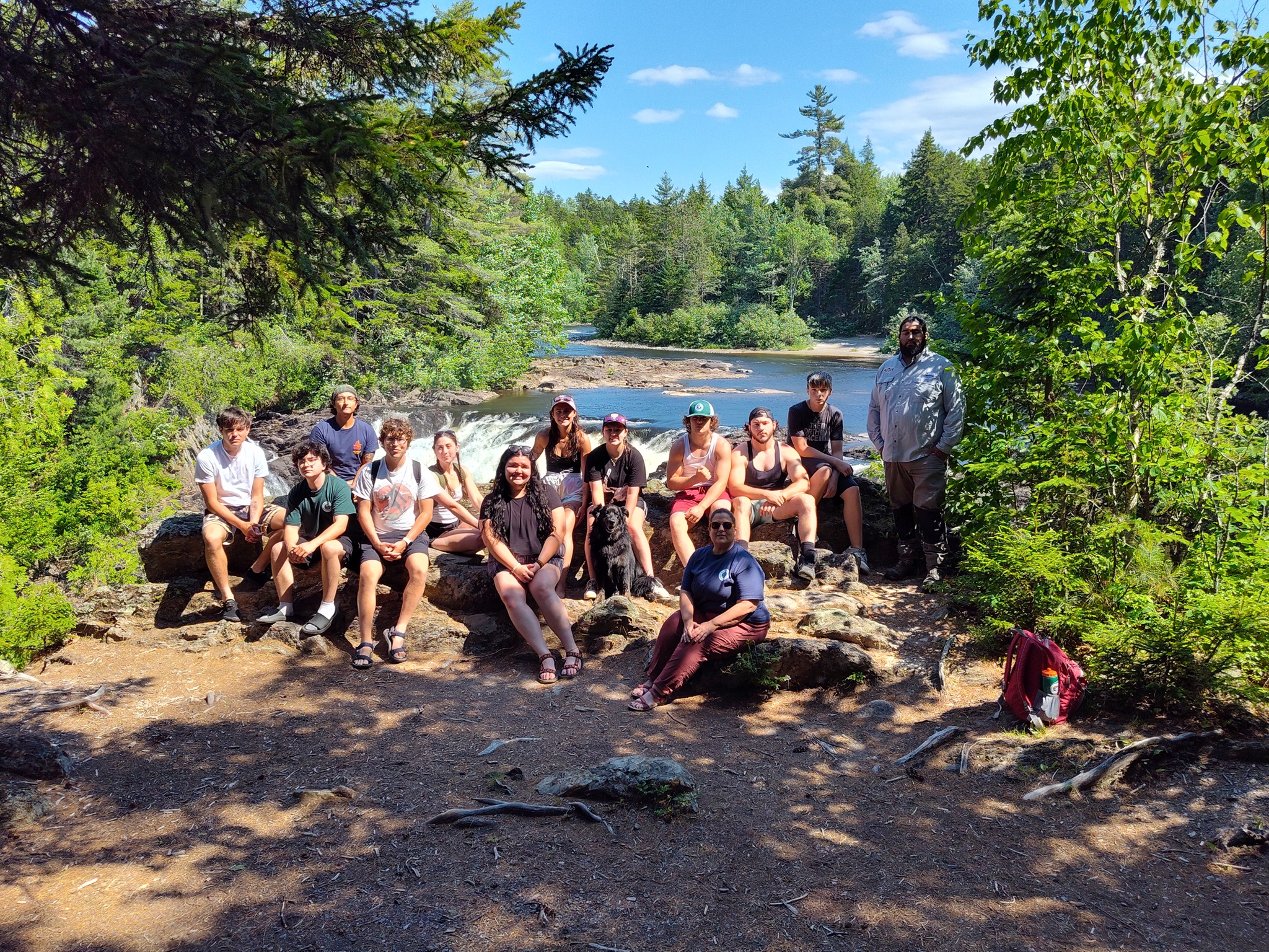 Wabanaki Youth Group at Grand Falls