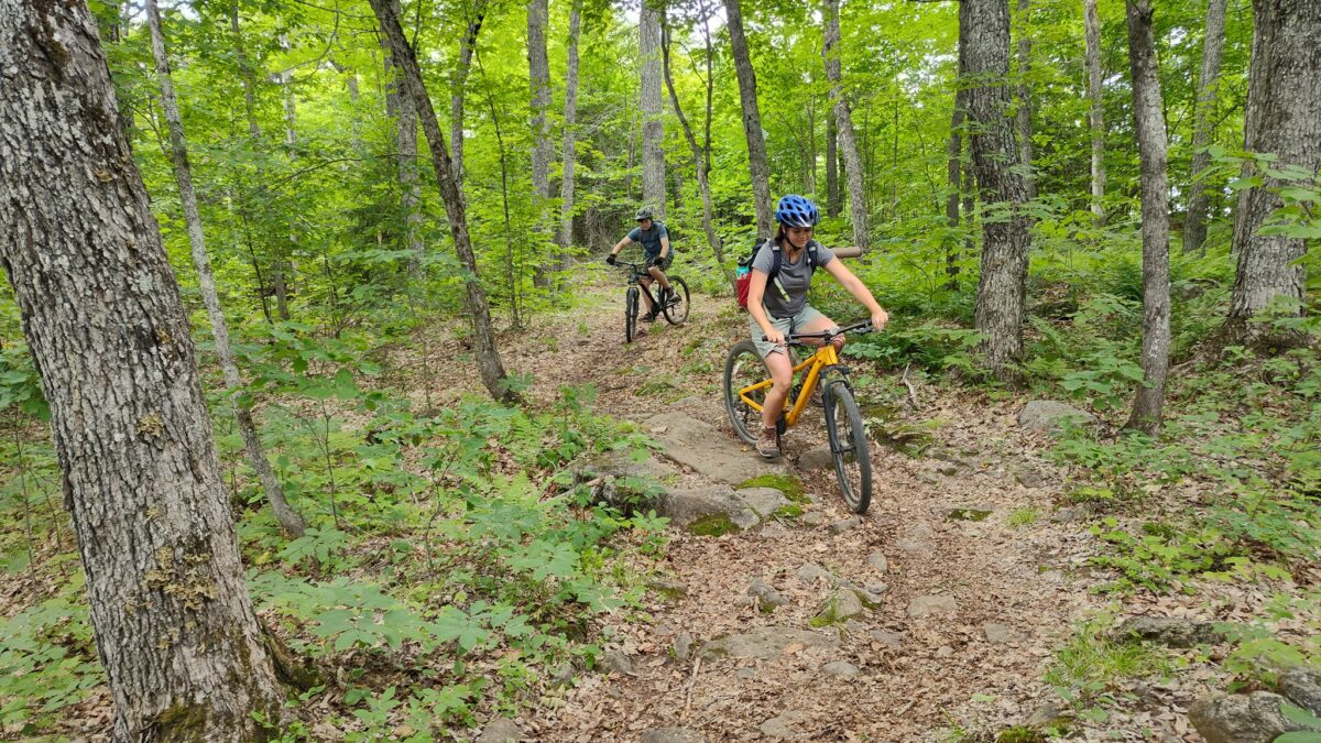 Mountain biking