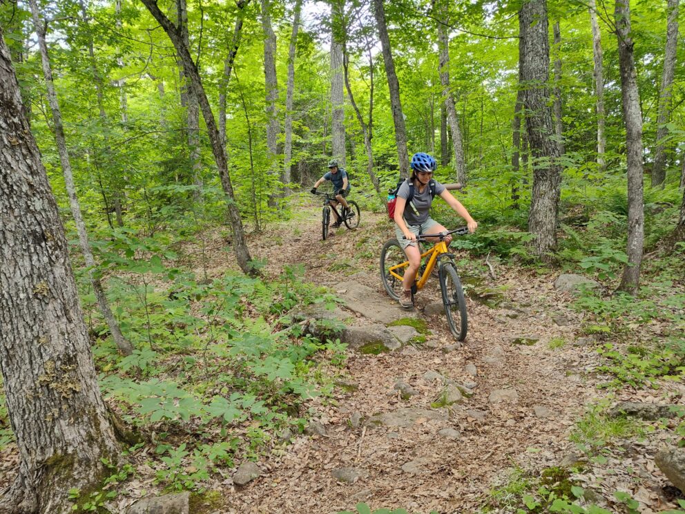 Mountain biking
