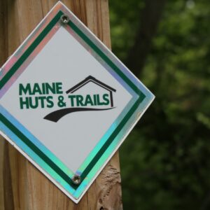 Maine Huts & Trails trail signage